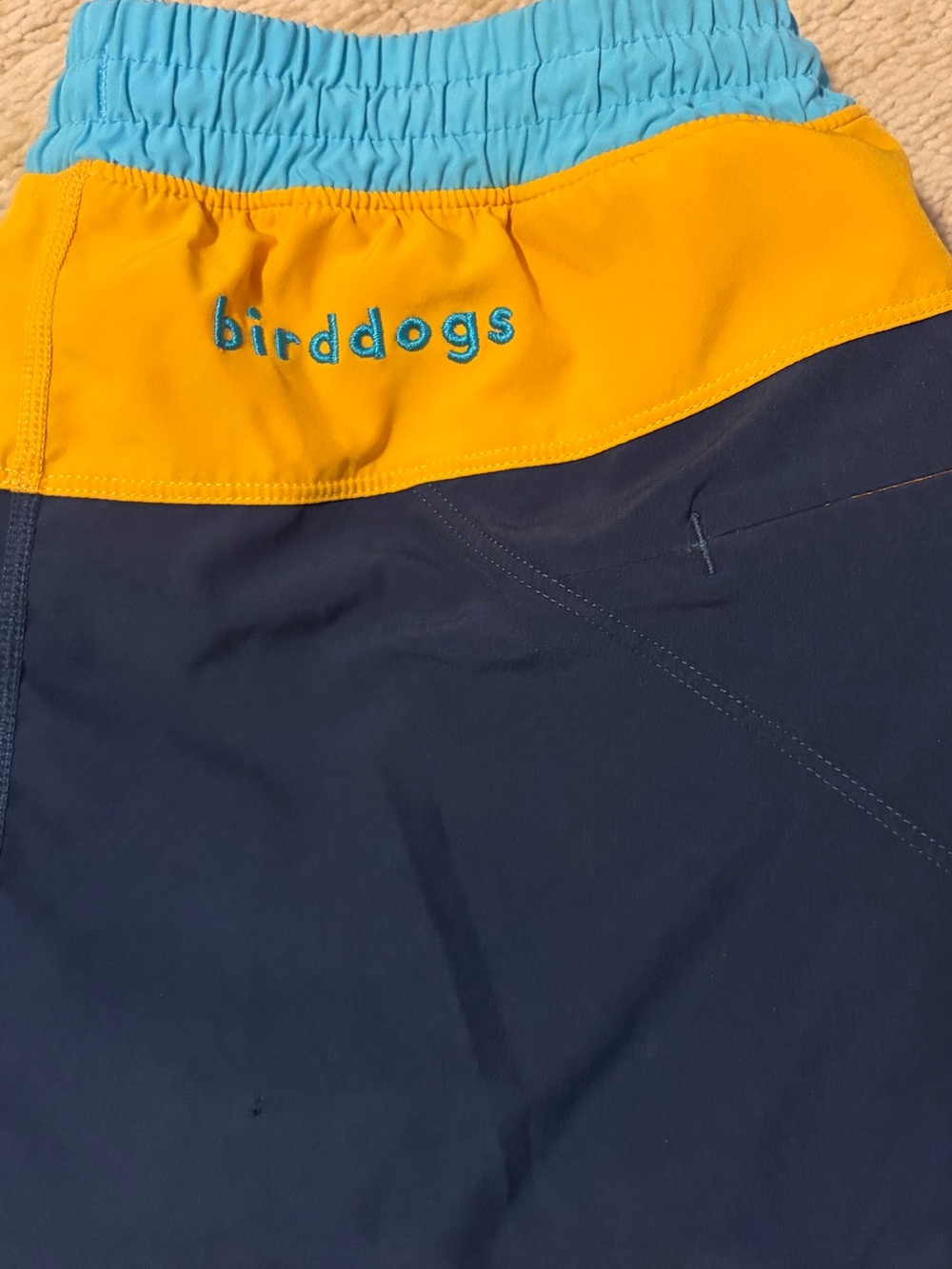 Men's Birddogs Boom for your Stick Navy Blue shorts with liner